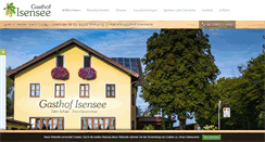 Desktop Screenshot of gasthof-isensee.de